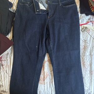St. John's Bay Dark Blue Straight Leg Jeans